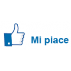 Facebook Stempel "Mi piace"